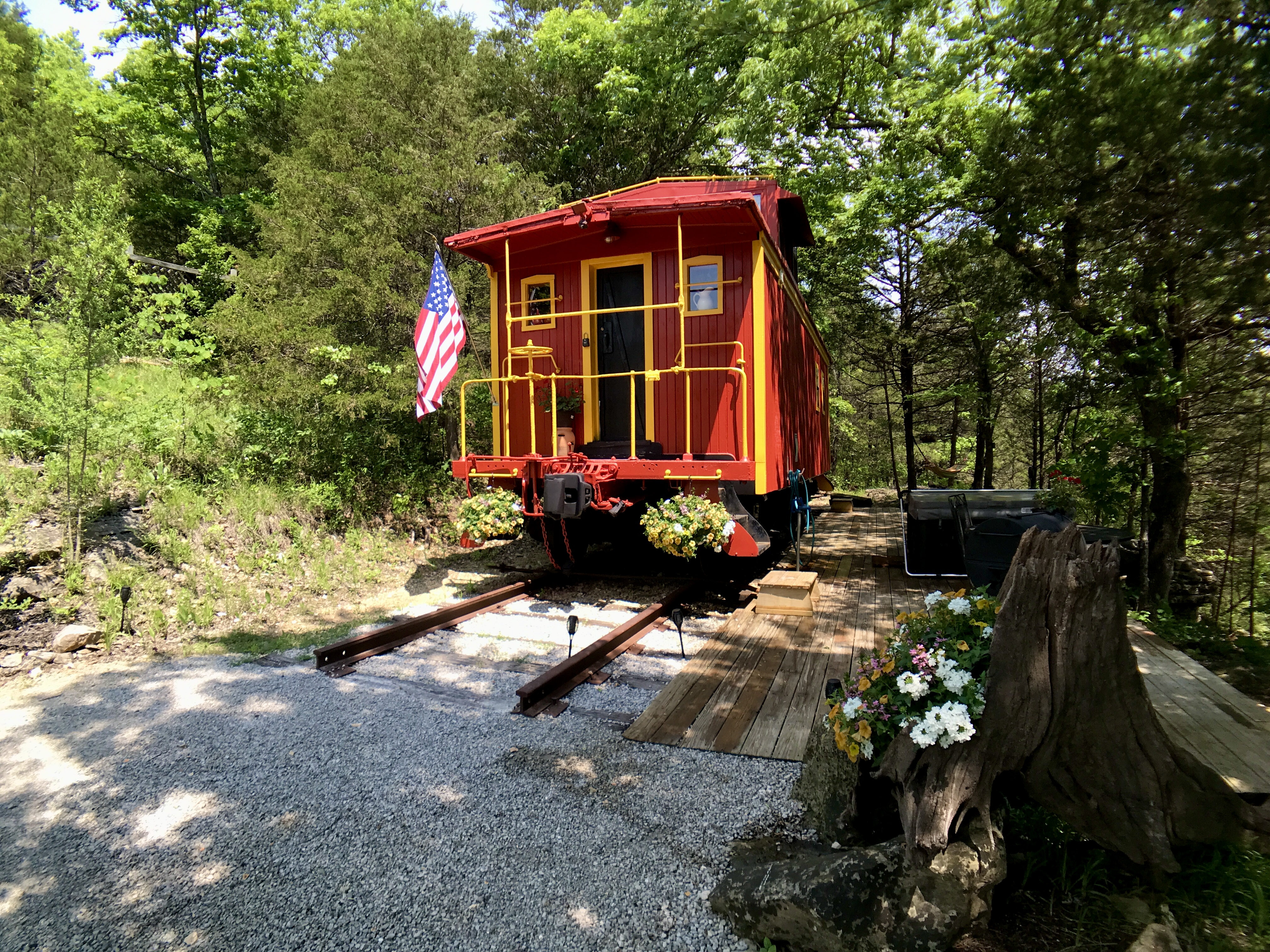 Livingston Junction Caboose 103 in Eureka Springs/Holiday Island