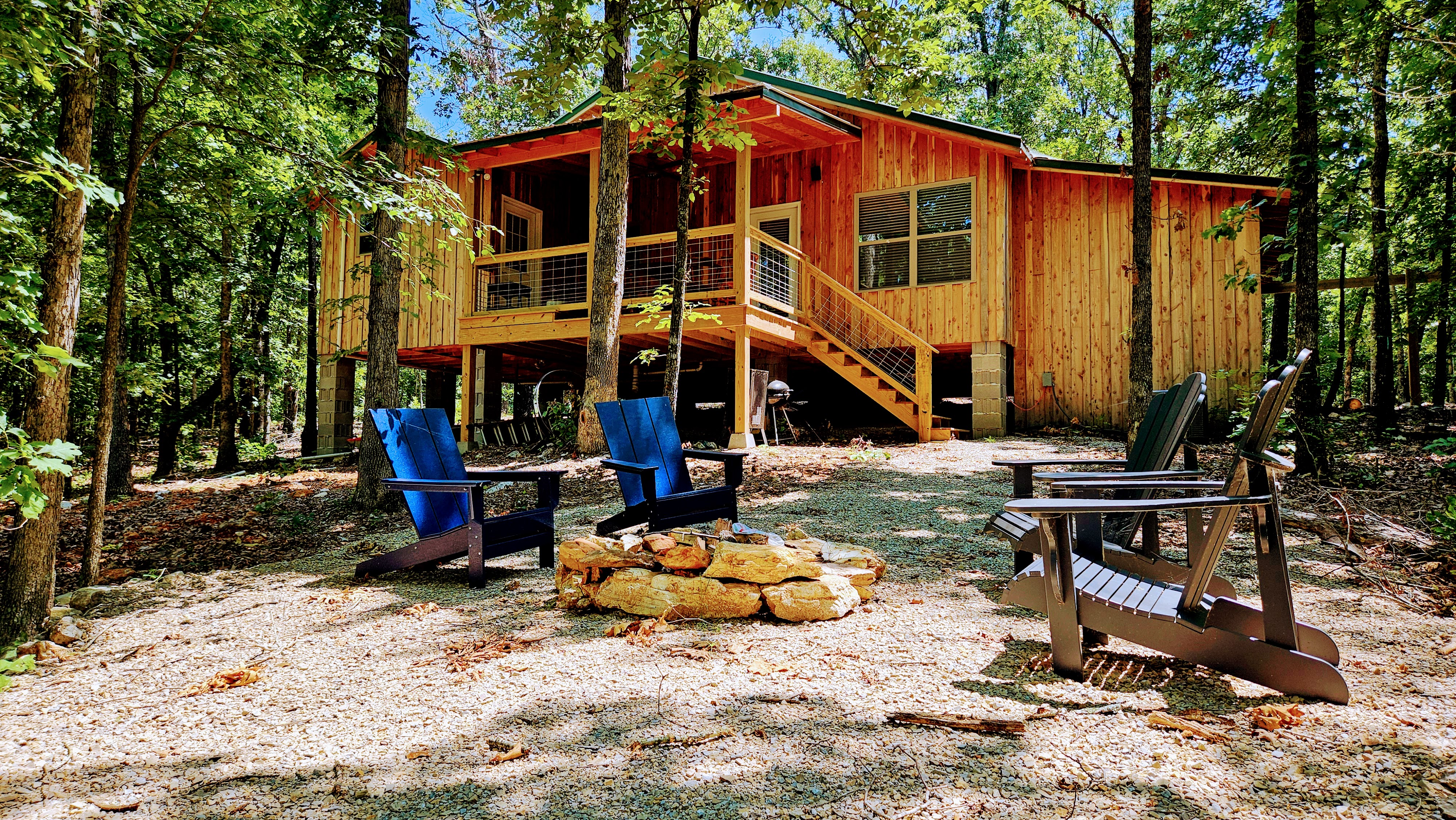 Hideaway Cabin- Mammoth Spring, Ark by "Of Stone and Wood, LLC" in Mammoth Spring, Ark