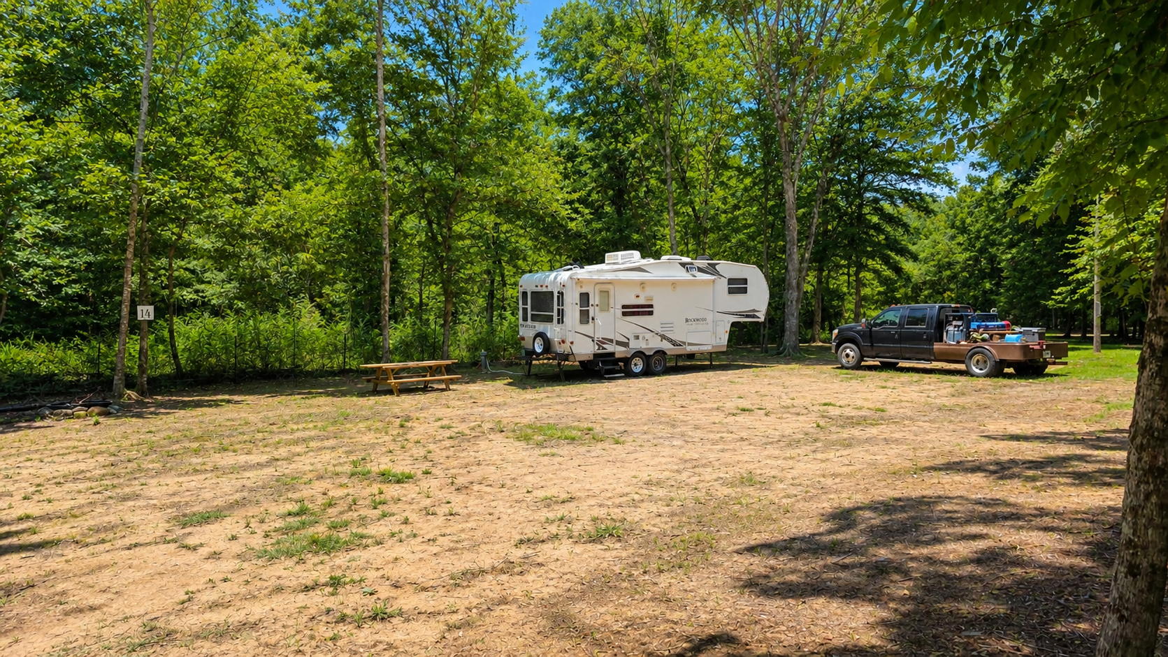 RV or Camping Site 14 in Caddo Gap, AR